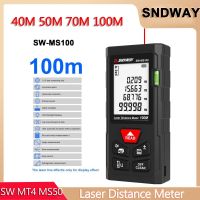 เลเซอร์วัดระยะเครื่องวัดเมตร SW MT4 MS70 MS100ดิจิตอลเรนจ์ไฟน40M 50 M 70 M 100M เครื่องมือวัดอุปกรณ์หาพิกัด