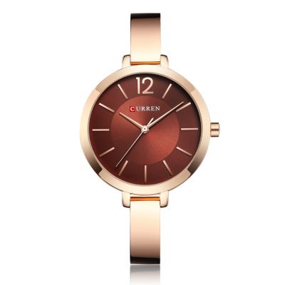 CURREN card Ryan 9012 new fine steel with rose gold women table leisure contracted quartz watch