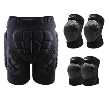 AVIVOR Protective Padded Shorts for Snowboard,Skate and Ski,Full