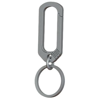 Titanium Buckle Keychain Titanium Alloy Simplicity Buckles Camping Accessories Outdoor Pocket Tool