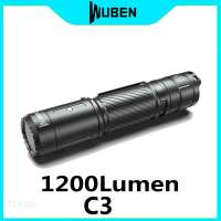 WUBEN C3 LED1200 lumen flashlight supports USB-C direct charging, suitable for outdoor camping