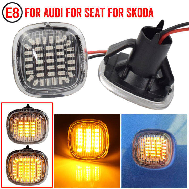 canbus-led-amber-side-marker-ไฟเลี้ยวสำหรับ-fabia-6y-5j-mk2-octavia-1u-a4-rapid-nh3-roomster-3u4