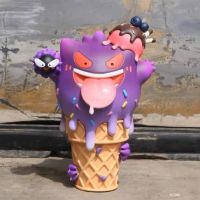 หุ่นแอ็คชั่นฟิกเกอร์อนิเมะโปเกมอนปิกาจู Gengar Slowpoke ไอศกรีมชุดหุ่นโมเดลของเล่นการ์ตูนสัตว์ตุ๊กตาสะสมสำหรับเป็นของขวัญเด็ก