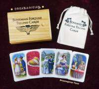 Bohemian Fortune Telling Cards ไพ่ทำนายสไตล์วินเทจเคลือบทองหรูหรา/ ไพ่แท้ลดราคา/ ไพ่ยิปซี ไพ่ทาโร่ต์/ ไพ่ออราเคิล/ Tarot/ Oracle