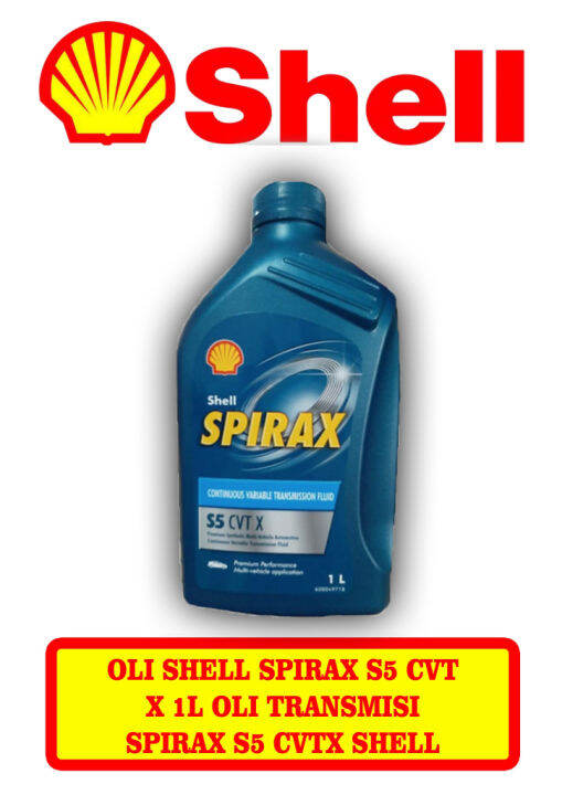 OLI SHELL SPIRAX S5 CVT X 1L OLI TRANSMISI SPIRAX S5 CVTX SHELL 42780 ...