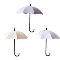 3pcs Creative Umbrella Shape Colorful Wall Hook Key Holder Hanger Organizer