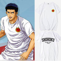 ➨Slam Dunk เสื้อยืด Shohoku xiangbei แขนสั้นเสื้อทรงหลวมกีฬาบาสเก็ตบอลผ้าฝ้ายแท้สำหรับผู้ชายและผู้หญิงวัยรุ่นฤดูใบไม้ผลิและฤดูร้อน