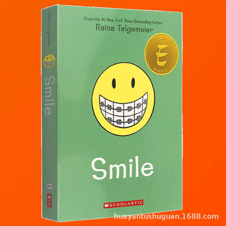 smileภาษาอังกฤษoriginal-smileสีหนังสือภาพการ์ตูนraina-telgemeierหนังสือเด็ก