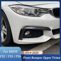 Front Bumper Side Splitter Spoiler Kit Fog Lamp Cover For BMW 4 Series F32 F33 F36 M-Sport 420i 428i 435i 440i M-tech 2014-2020