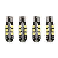 IDREAM 4 Pcs T10-2835SMD-24LED 6000 K ไฟข้างรถอุปกรณ์ตกแต่งภายในหลอดไฟ