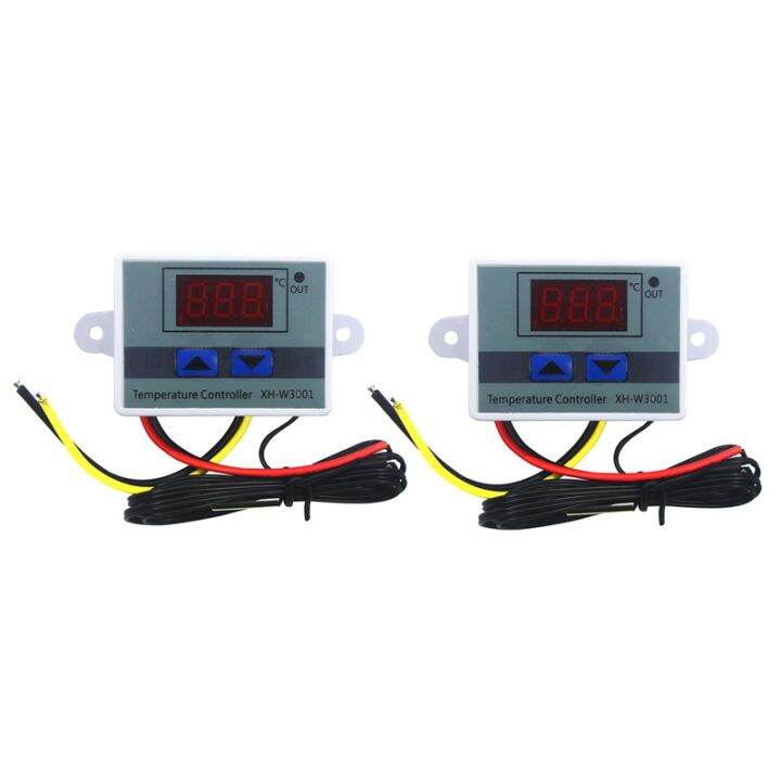 2Pcs 110220V Ac Digital Led Temperature Controller XhW3001 for