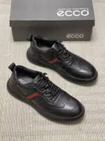 Original Ecco Mens Fashion Casual Shoes Walking Shoes Work Shoes sneakers Leather Shoes LY623022