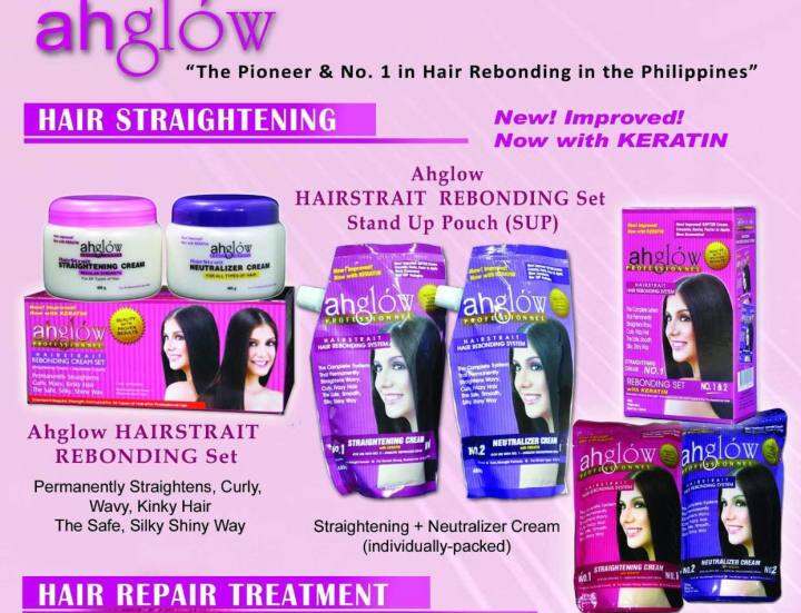 Ahglow Hair Rebonding Set Rebond Lazada PH