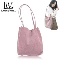 Fashion LouisWill Bucket Bag Bow Tie Round Bucket Bag Ladies Chic