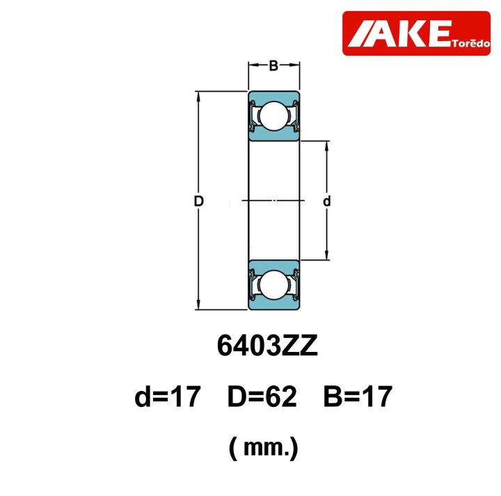 6403zz-6404zz-6405zz-6406zz-ตลับลูกปืนเม็ดกลม-ฝาเหล็ก-2-ข้าง-deep-groove-ball-bearings-จัดจำหน่ายโดย-ake-tor-do