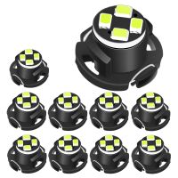 {ร้อน} 10Pcs T3 T4.2 T4.7 T4 Super Bright หลอดไฟ LED Neo แผงหน้าปัดเครื่องดนตรี Cluster ไฟแผงวัด Speedo Dash 12V