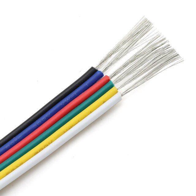 in-stock-anlei3-5m-10m-สายไฟ2-3-4-5-6-pins18-20-22awg-สายเชื่อมต่อสายไฟฟ้าสำหรับ-ws2812b-rgb-rgbw-5050-led-strip-light