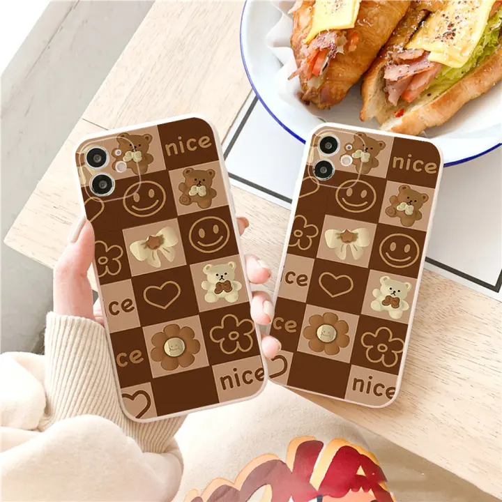 Ốp lưng iphone Gấu nâu caro ốp dẻo cho ip 6/6plus/6s/6splus/7/7plus/8/8plus/x/xr/xs/11/12/13/pro/max/plus/promax e185 – No Brand ,SKU : 1701302426_VNAMZ-7560592518 >>>🇻🇳 Top1Vietnam 🛒>>> lazada.vn 🇻🇳🇻🇳🇻🇳🛒🛍🛒