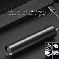 MINI LED FLASHLIGHT RECHARGEABLE WATERPROOF USB CHARGE