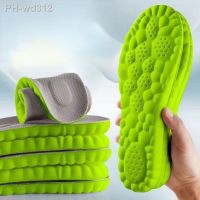 Sport Insoles Massage Insole Support Insole 4D Cloud Technology Insole High Elasticity Shoe Pads Breathable Deodorant Cushion