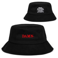 [hot]Newest black bucket hat for women men DAMN embroidery fishermen hat fashion bucket caps brand hats fashion cheapu ！