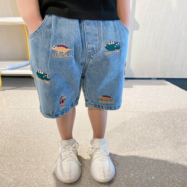 denim trouser shorts