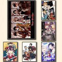 อะนิเมะ Bungo Stray Dogs Art พิมพ์โปสเตอร์ผ้าใบสำหรับ Home Wall Decor-เลือกจาก39รูปแบบ