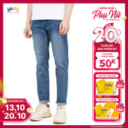 Quần jean nam denim YODY, quần nam chất liệu cotton vải jean dày đẹp