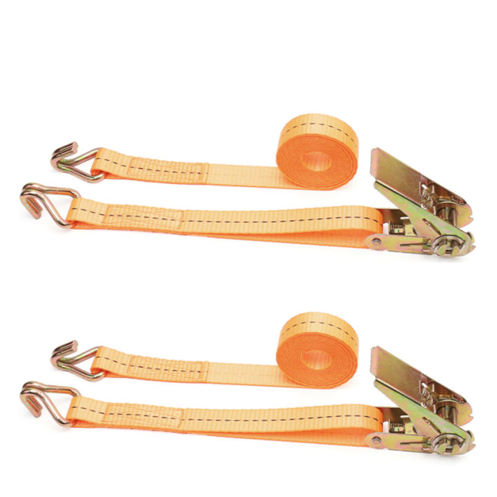 Lashing Straps with Ratchet 2 Pieces 800 kg 3 m Lashing Straps with