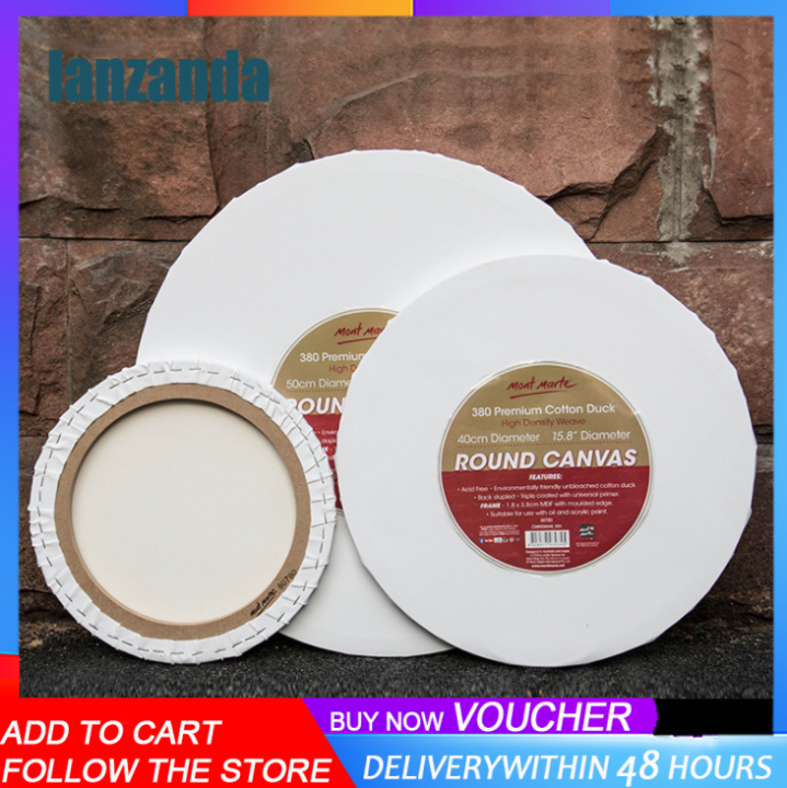 Round Oil Painting Frame Oil Painting Board Acrylic Oil Canvas Frame