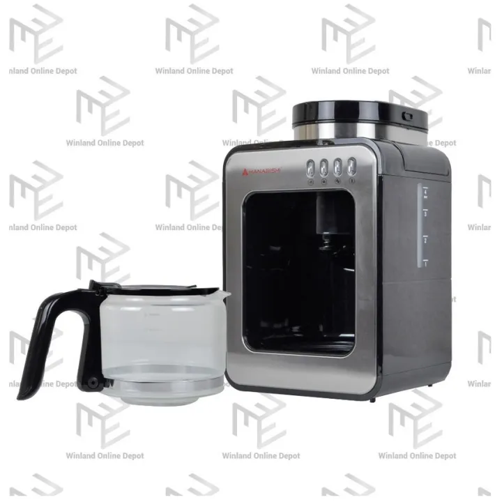 Hanabishi Original 2 in 1 Coffee Bean Grinder and Coffee Maker Coffee