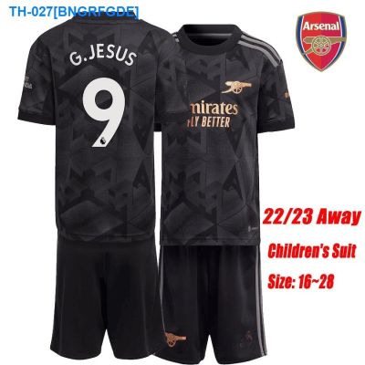 ☸☢♚ 2022-2023 Arsenal Away kids kit Football shirt G.jesus ROWE.