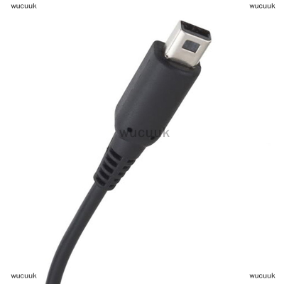 wucuuk สายชาร์จ USB ชาร์จไฟสำหรับ Nintendo 3DS XL 3DSLL สีดำ