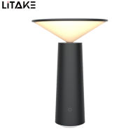 LITAKE แว่นตาการเรียนรู้การอ่านโคมไฟตั้งโต๊ะ LED โคมไฟตั้งโต๊ะไฟกลางคืนชาร์จ USB แบบสัมผัส