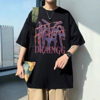 Mens Large T-shirt Limited Rapper Bladee Hip Hop Graphic Tshirts Men Black Tees Mens Bladee Album Printed Tshirt Drain