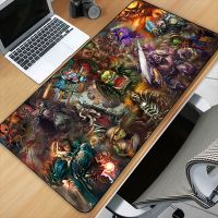 ที่ขายดีที่สุด World of Warcraft Mouse Pad อะนิเมะ HD Printing คอมพิวเตอร์ Lockside Keypad Pad ของขวัญโต๊ะคอมพิวเตอร์ แผ่นรองเมาส์ขนาดใหญ่