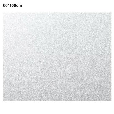 【❂Hot On Sale❂】 shang815558 กระดาษเคลือบแก้วมีกาวในตัว1ชิ้นสติ๊กเกอร์ติดหน้าต่างหน้าต่างห้องน้ำสีทึบแสง Da