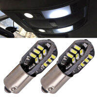 2ชิ้น BA9S 233 T4W 24 Led Smd 250lm ซีนอนสีขาวหลอดไฟด้านข้างโคมไฟ Canbus 12V