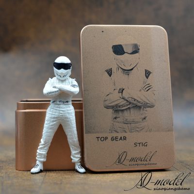 118 scale resin die-casting doll model CMC EXOTO Top Gear Stig scene layout decoration collection photo toy free shipping
