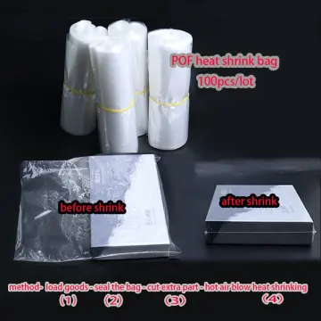 Transparent Shrink Film Bag  Pof Heat Shrink Wrap Bags - 300pcs