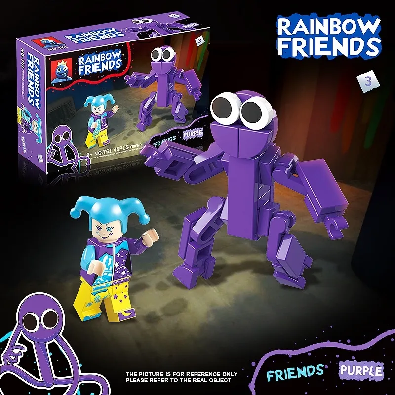 2023 Roblox Rainbow Friends Doors Building Blocks Model Children