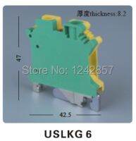 ❏ JHUK Series universal currency earthing terminal blocks/connection ground terminal suit DIN rail typeUSLKG6