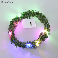 StarryBaby 1:12 dollhouse miniture LED Lighting String อุปกรณ์ตกแต่งคริสต์มาส