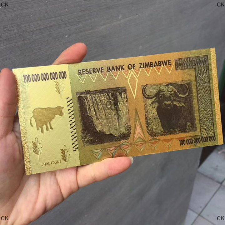 ck-zimbabwe-ธนบัตรทองคำแผ่นฟอยล์สีดำ100ล้านล้านดอลลาร์ที่ระลึก