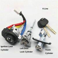 Gracekarin 1 Set Car Full Lock Cylinder For Hyundai Sonata 8 Key Ignition Start BARREL, New Hot Sale