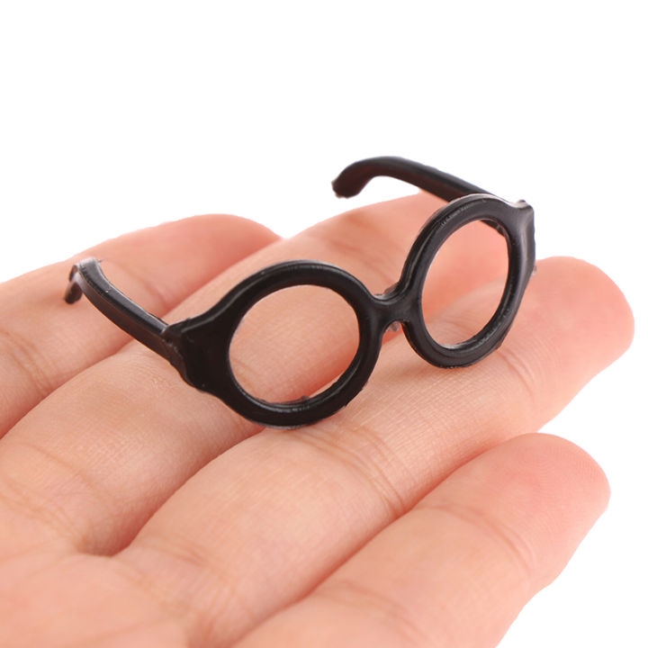 ruyifang-20ชิ้นแว่นตาพลาสติกขนาดเล็กสำหรับ1-6บ้านตุ๊กตาของเล่นเด็กแว่นตาปาร์ตี้