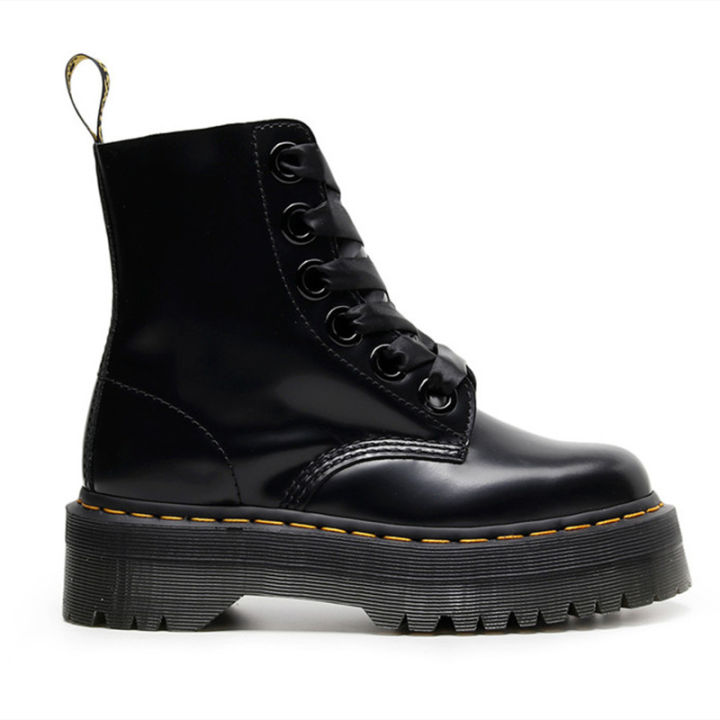 doc-dr-martens-air-wair-1460-มาร์ตินบู๊ทส์-6-ตารองเท้าแพลตฟอร์มหนังแท้นางแบบคู่รักรองเท้าทำงานunisex