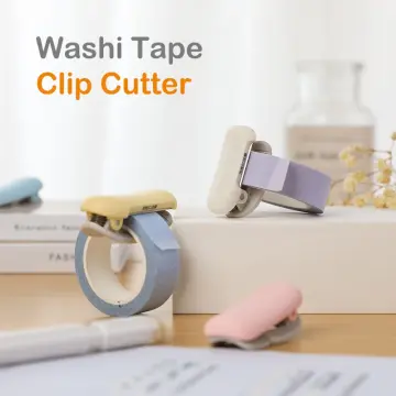 Jianwu Washi Tape Cutter Clip Portable Tape Dispenser Art