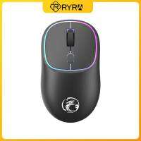 RYRA เมาส์ไร้สาย1600DPI 2.4Ghz เมาส์เงียบความแม่นยำสูง LED TYPE-C อินเตอร์เมาส์ไร้สายเมาส์สำหรับแล็ปท็อปพีซี