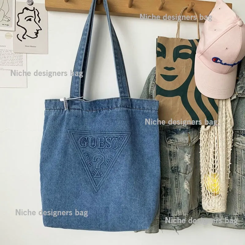 GUESS Denim Tote Bags for Women